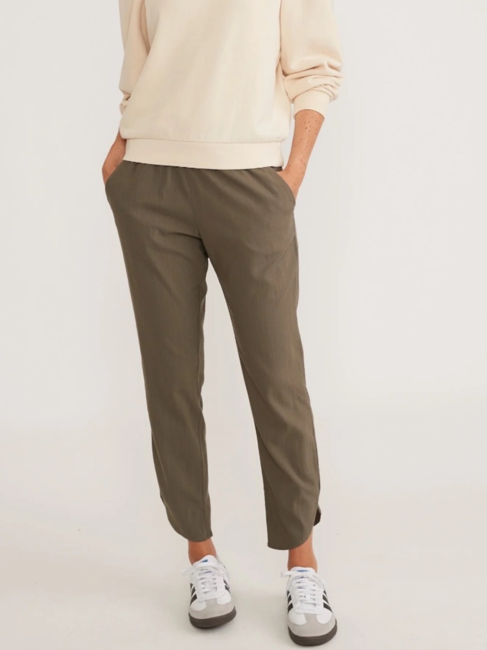 Marine Layer Allison Pant Dusty Olive Green Size Small